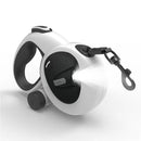 Coleira Guia Retrátil com Lanterna LED e Saco de Lixo