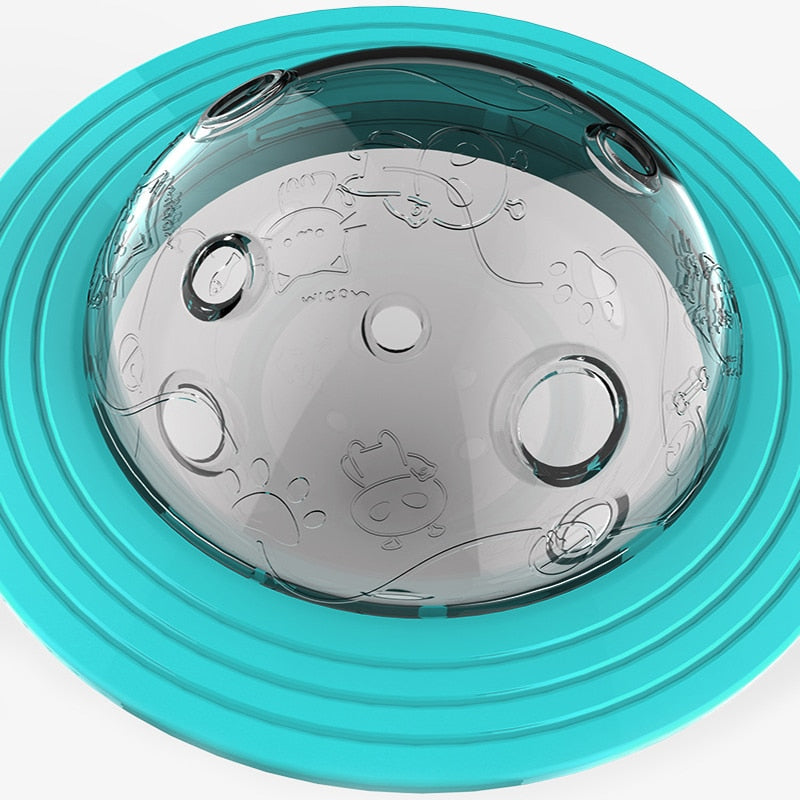 Disco Voador Brinquedo Estímulo à Interação com Alimento