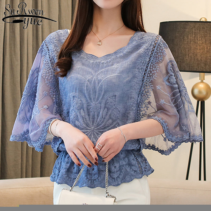 Blusa Casual Lace