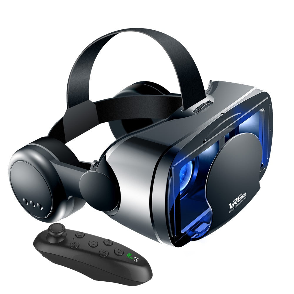Óculos de Realidade Virtual 3D com Fone Headset 5-7 Polegadas