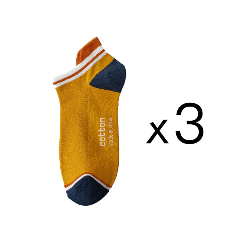 Kit 3 Pares de Meia Cotton Cano Curto