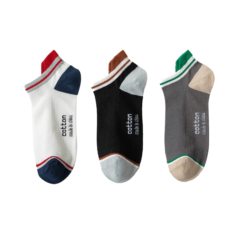 Kit 3 Pares de Meia Cotton Cano Curto