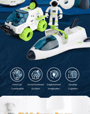 Quebra Cabeça Foguete e Base Espacial