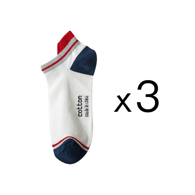 Kit 3 Pares de Meia Cotton Cano Curto