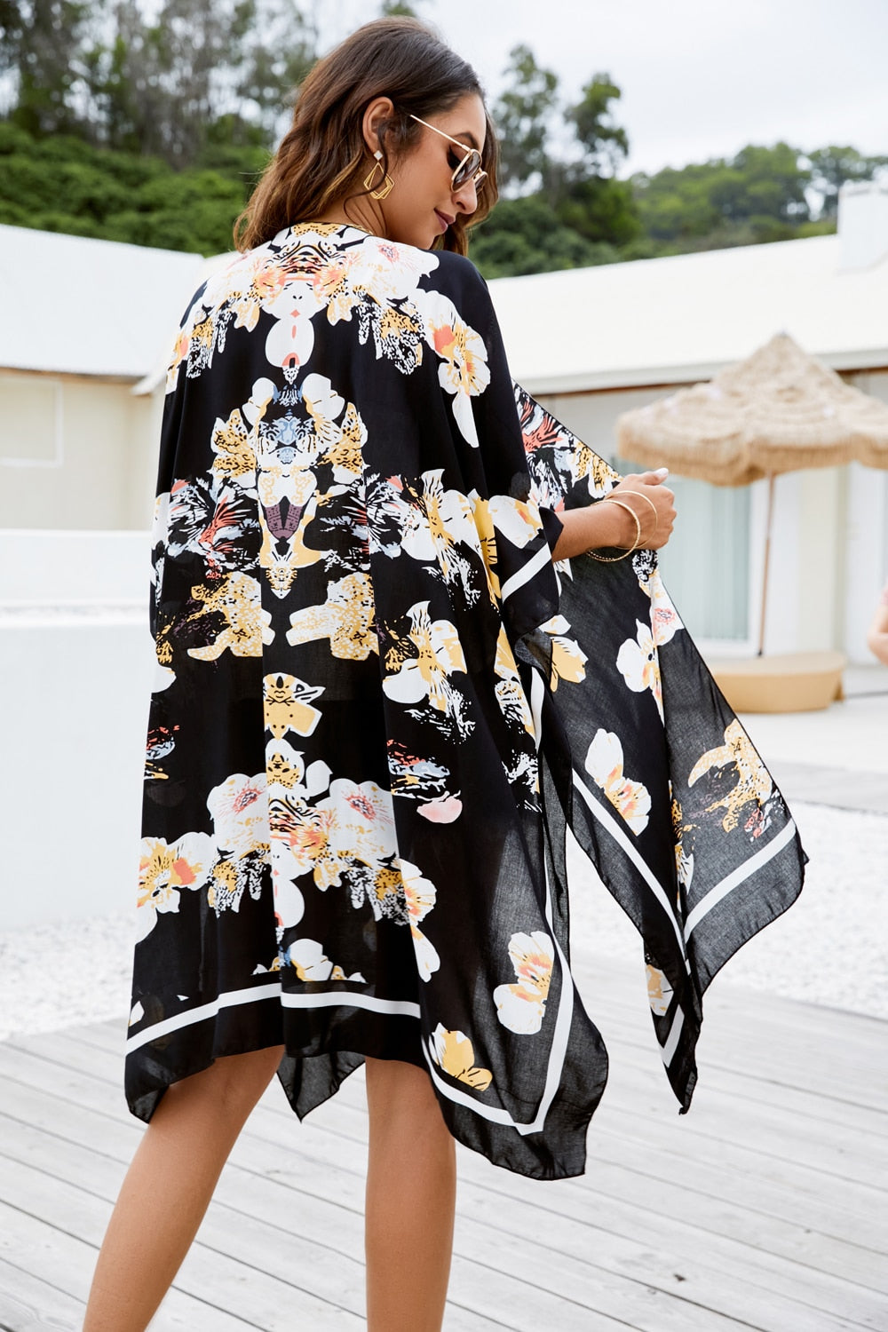 Saída de Praia tipo Kimono Verão 2023