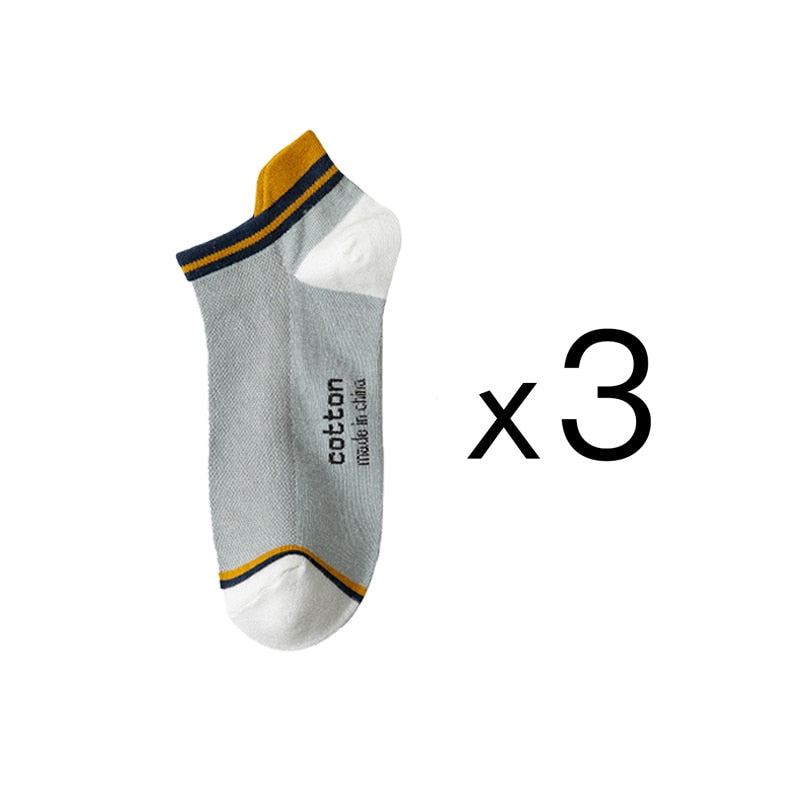 Kit 3 Pares de Meia Cotton Cano Curto