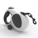 Coleira Guia Retrátil com Lanterna LED e Saco de Lixo