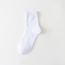 Meia Canelada Cano Médio Respirável