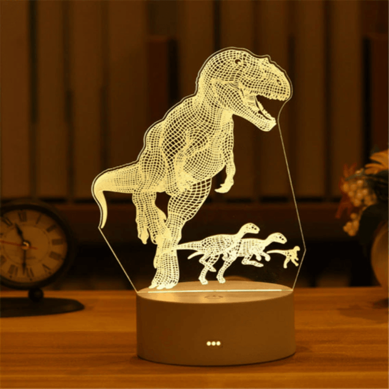 Luminária de Mesa em LED 3D - Tenda de Ofertas