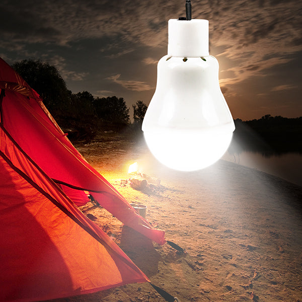 Lâmpada Solar de LED Portátil - Perfeita Para Acampar!