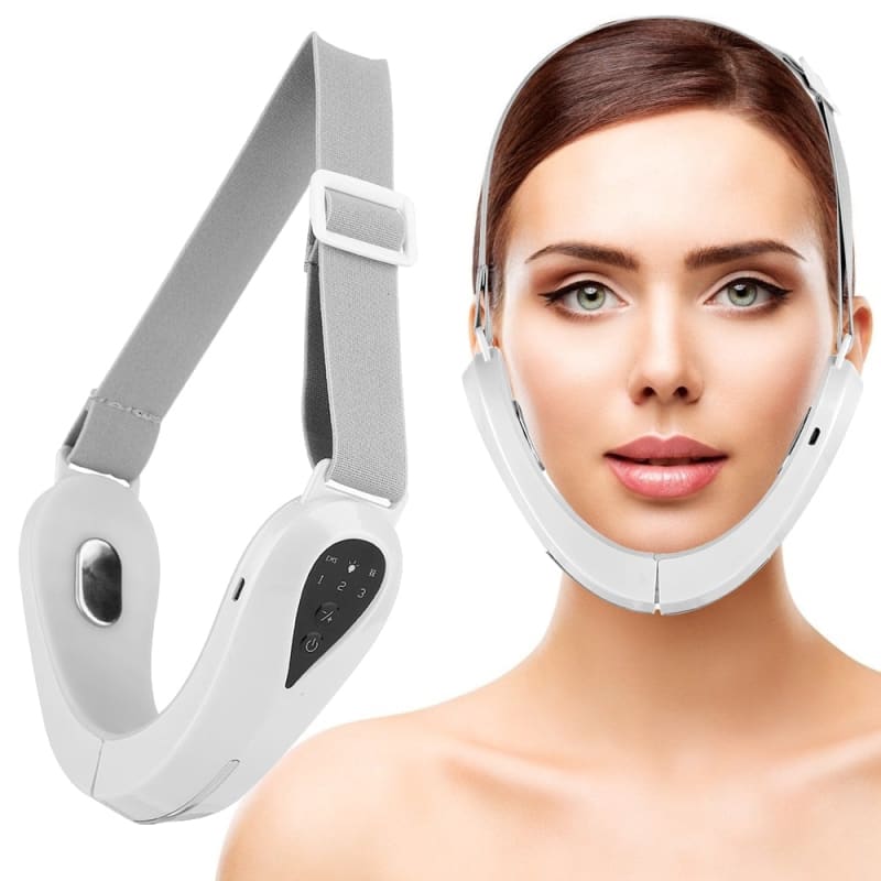 Aparelho Massageador Facial V Face Lifting Branca
