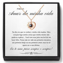 Colar Eu Te Amo Em 100 Idiomas - Para O Amor Da Minha Vida Dourado