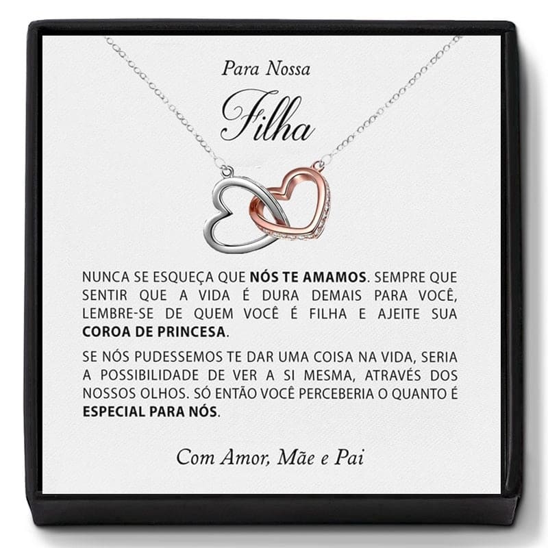 Colar Feminino Amor Eterno Modelo 02