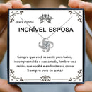 Colar Para A Minha Incrível Esposa! Frase 02 0001201