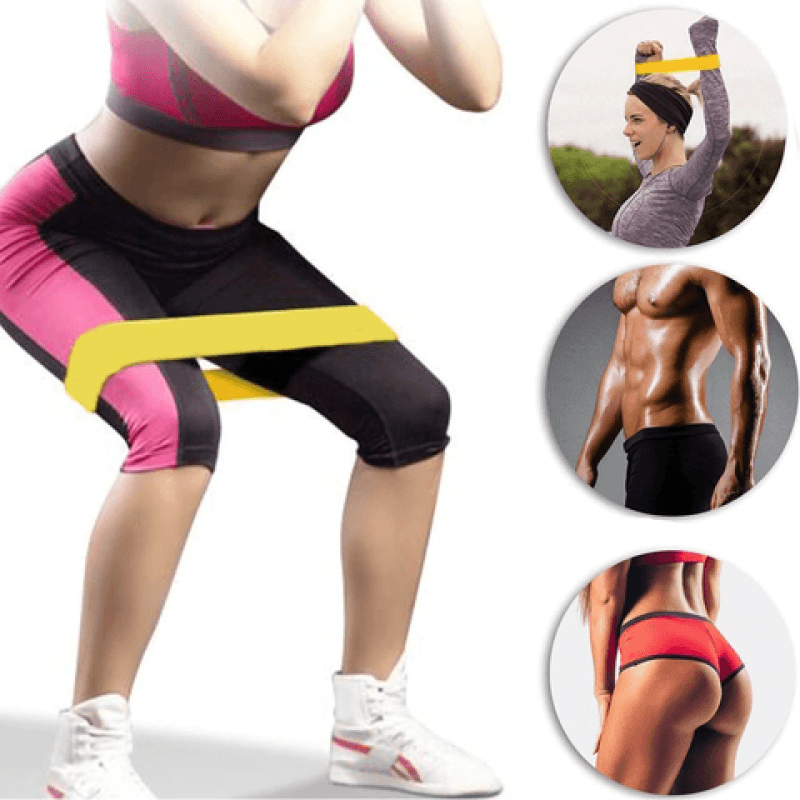 Elástico Para exercícios Kit 5 Elástico