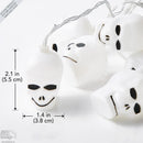 Faixa de Luzes Temáticas de Abóbora de Halloween