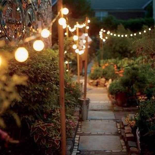 Luzes LED Redondas Movidas à Energia Solar (Brancas e Várias cores Disponíveis)