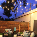 Luzes LED Redondas Movidas à Energia Solar (Brancas e Várias cores Disponíveis)