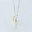 Kit Colar E Brinco Gato Na Lua Prata 925 00012018