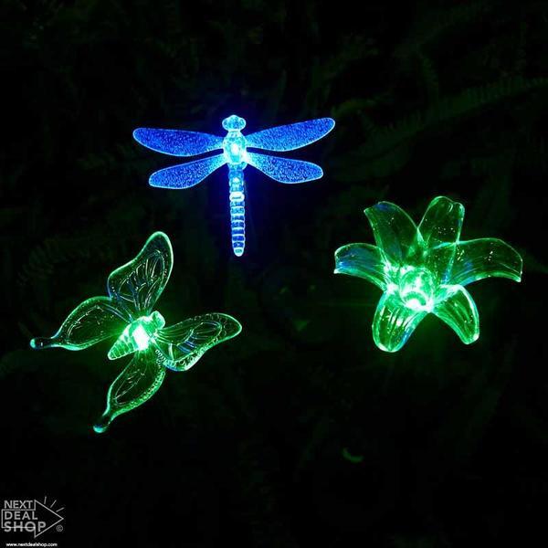 Luminária Decorativa Externa com Mudança de Cor
