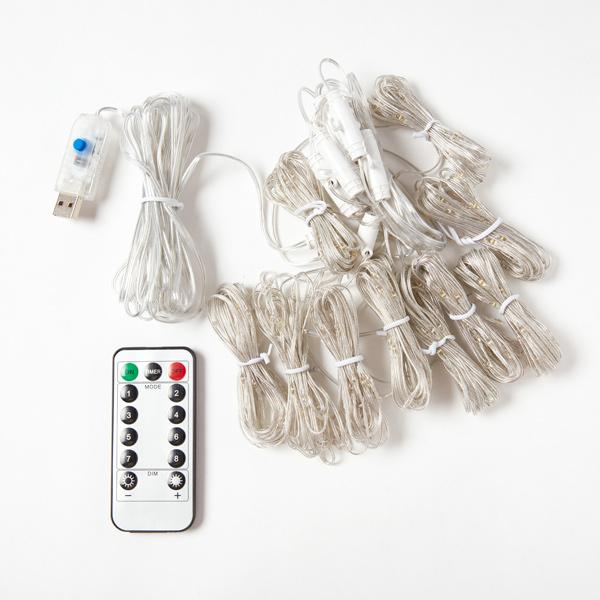 Luzes de cachoeira LED alimentadas por USB