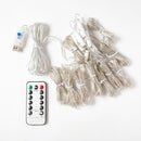 Luzes de cachoeira LED alimentadas por USB