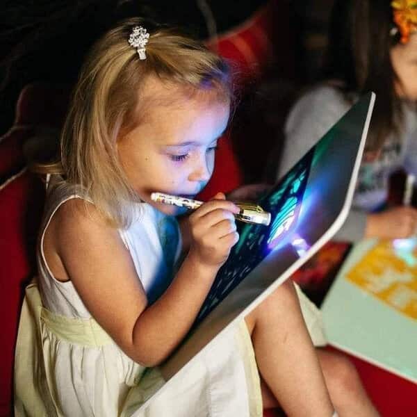 Lousa Desenhar, Escrever Kids  - Caneta de luz fluorescentes