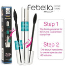 Máscara Para Cílios Rímel prova d' água 2 Em 1 Volume Extra