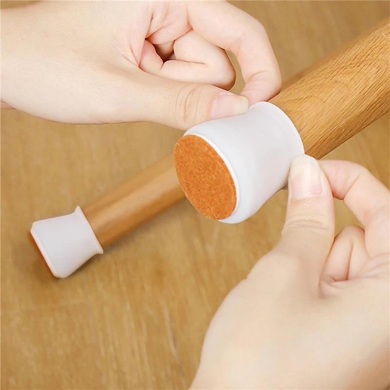 Protetor para Pé de Móveis Quadrado e Redondo - Tenda de Ofertas