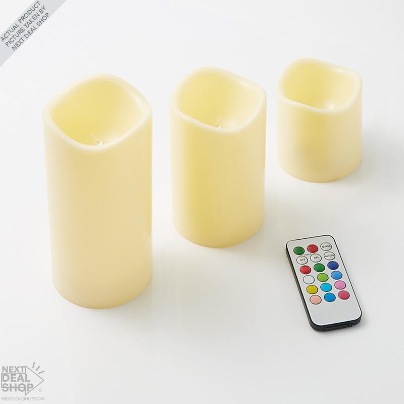 Vela de Led que Muda de Cor por Controle Remoto - Sem chamas, sem fumaça, sem bagunça de cera!