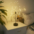 Árvore de Luzes LED em Fio de Cobre