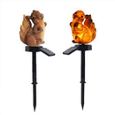 Esquilo de Luz Decorativa de Jardim à Energia Solar