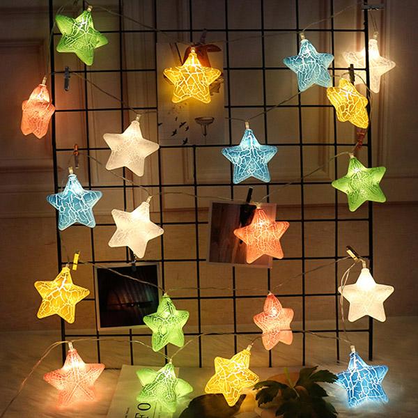 Fio de Luzes Decorativas de Concha