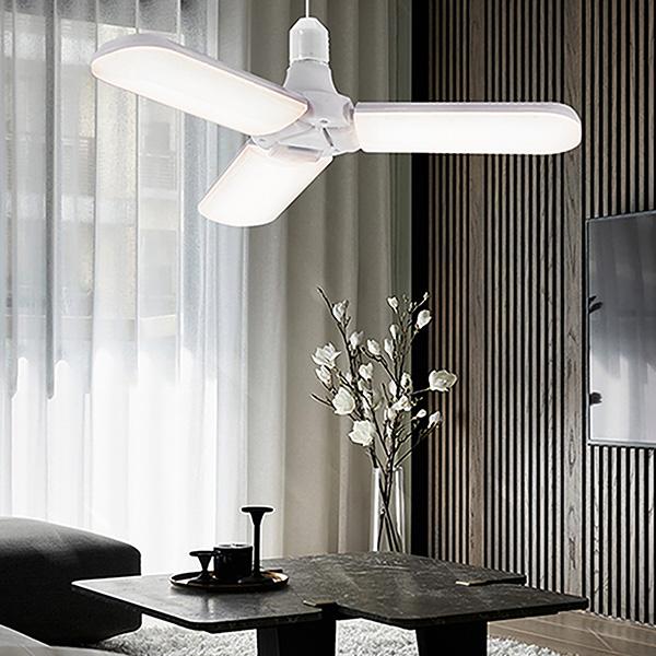 Pás de Ventilador Dobráveis com Lampada LED