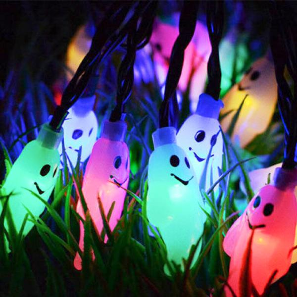 Luzes de Fantasma do Dia das Bruxas