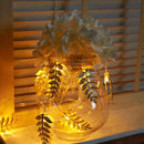 Fio de Folhas de Luzes LED de Ferro