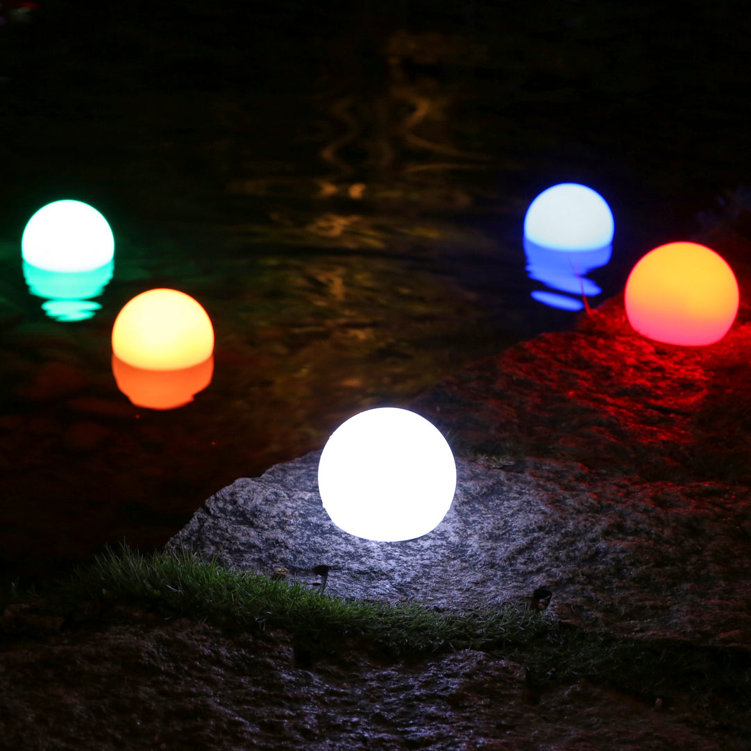 Esfera LED Colorida Impermeável
