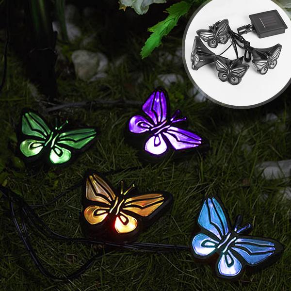 Luzes de Borboleta Movidas à Energia Solar