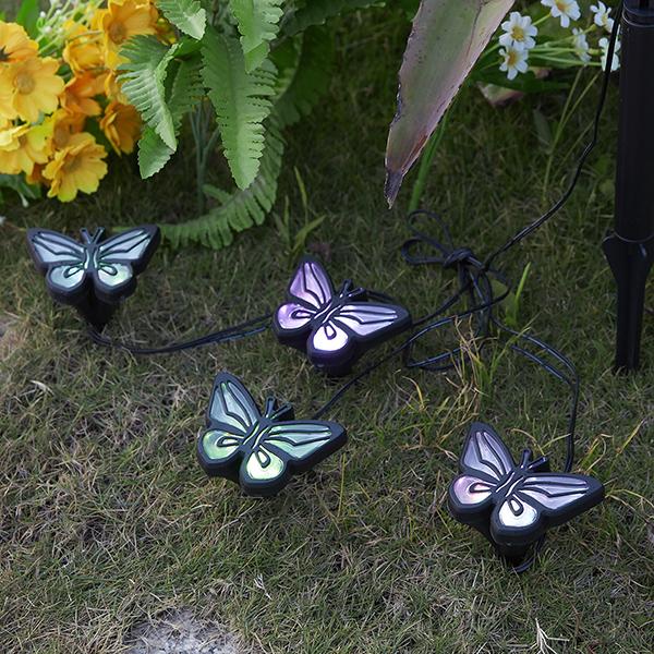Luzes de Borboleta Movidas à Energia Solar