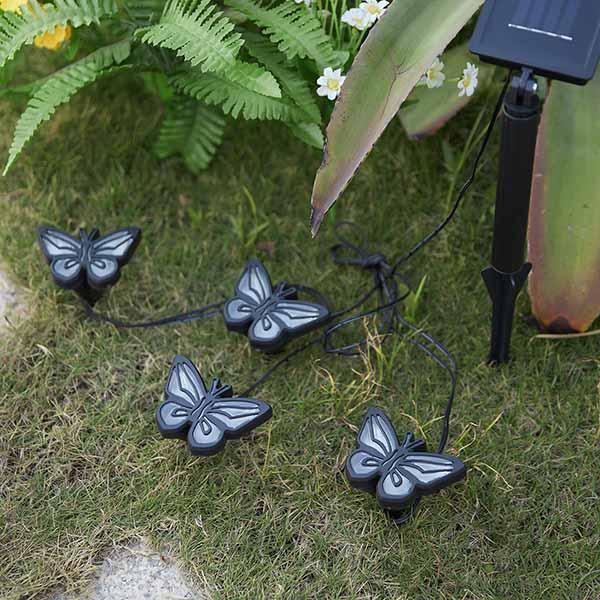 Luzes de Borboleta Movidas à Energia Solar