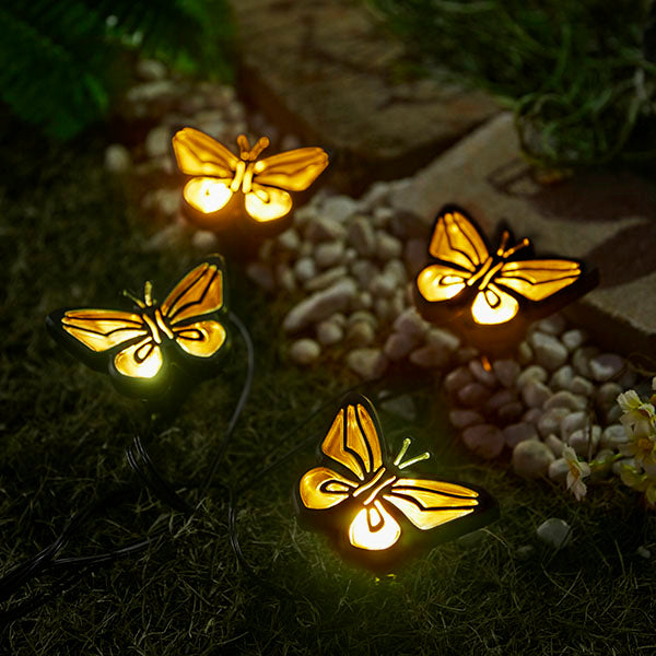Luzes de Borboleta Movidas à Energia Solar
