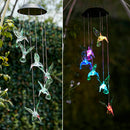 Pêndulo de Luzes Beija-Flor Alimentado por Energia Solar