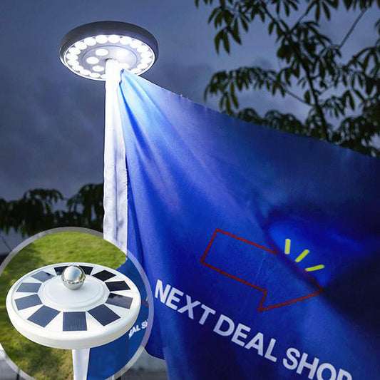 Luz de UFO Para Mastro à Energia Solar