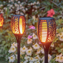 Lâmpada de Tocha de Chama Movida a Energia Solar