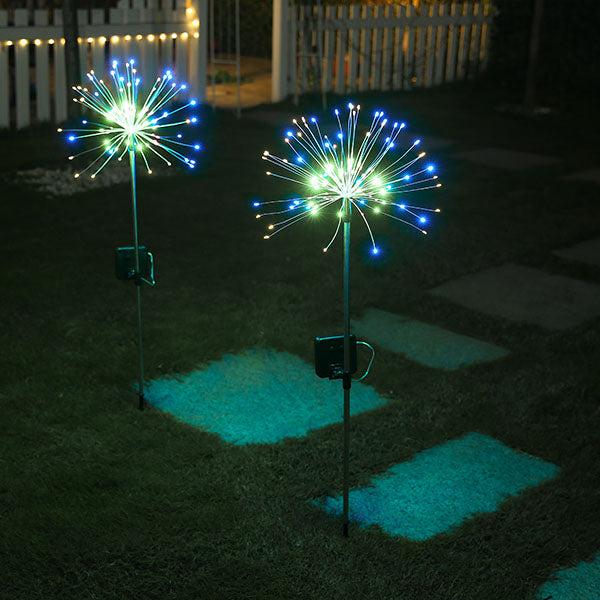 Estaca de Jardim de Fogos de Artifício LED