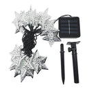 Fio de Estrelas de Metal LED Movidas à Energia Solar