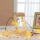 Fio de Estrelas de Metal LED Movidas à Energia Solar