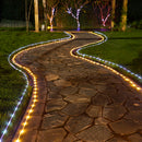 Tiras de Luz ao Ar Livre com Energia Solar