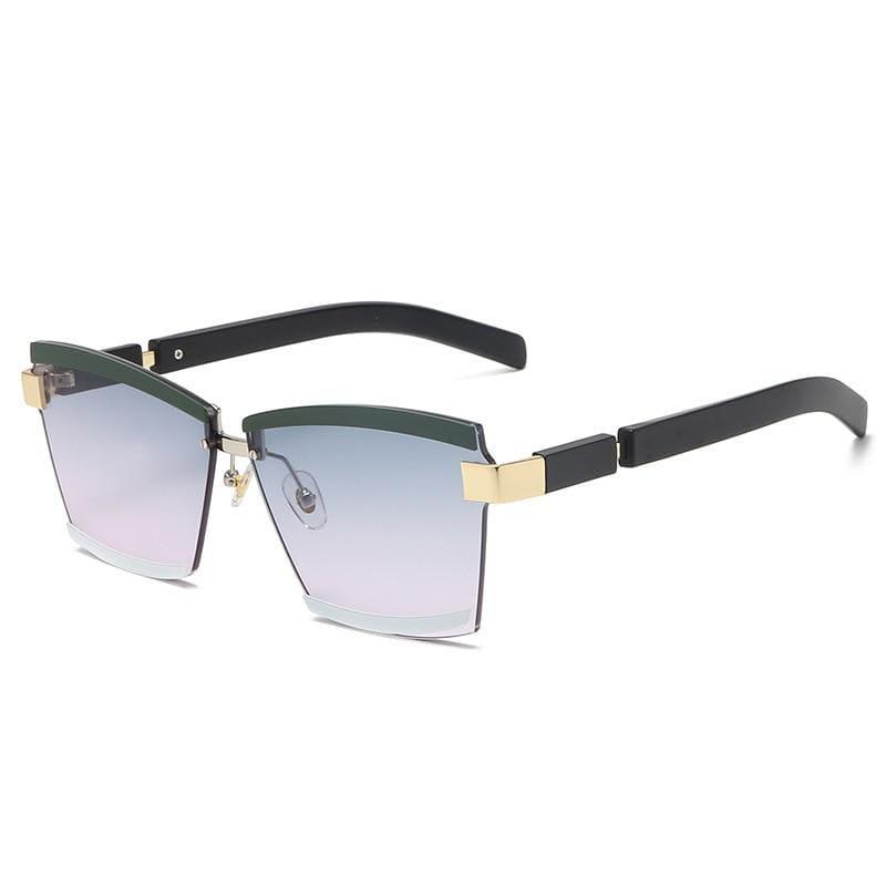Óculos De Sol Feminino Uv400 Vintage Cinza