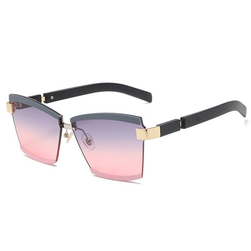 Óculos De Sol Feminino Uv400 Vintage Rosa